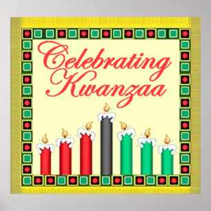 KWANZAA-PLAKAT Druck Poster