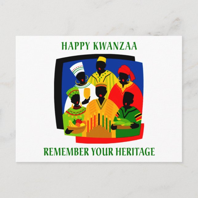 Kwanzaa Postkarte (Vorderseite)