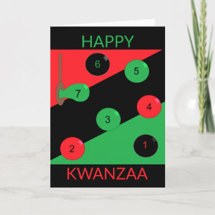 Kwanzaa Principles Feiertagskarte