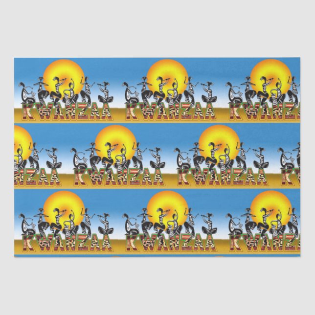 Kwanzaa Seidenpapier (Vorderseite)