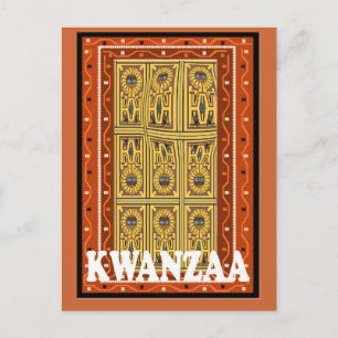 Kwanzaa - Steinschnitzereien Postkarte