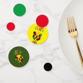 Kwanzaa Table Confetti Dekorationen Konfetti