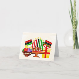 Kwanzaa Tischmalerei Karte