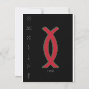 Kwanzaa Ujamaa Feiertagskarte