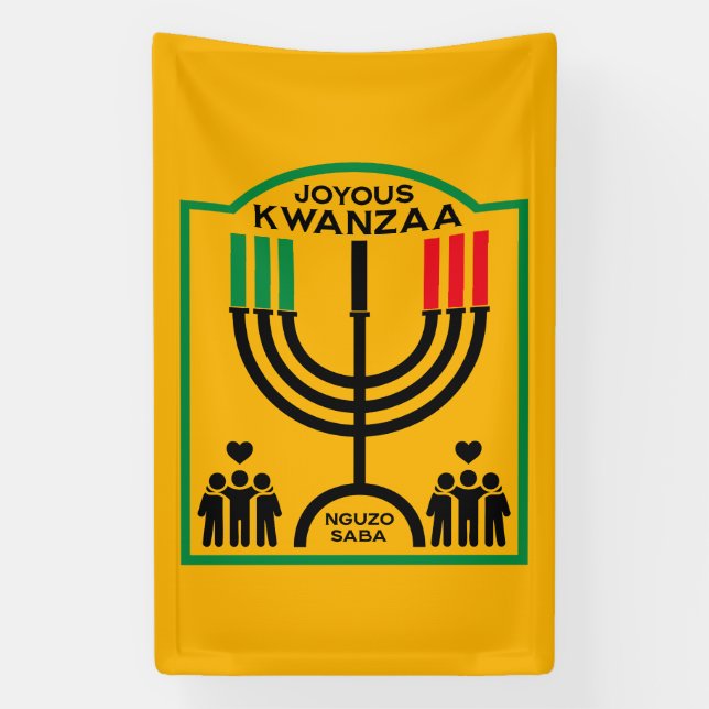 Kwanzaa Umoja Banner (Vertikal)