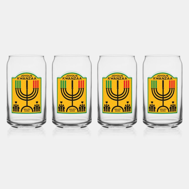 Kwanzaa Umoja Dosenglas (Vorderseite)