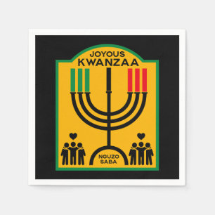 Kwanzaa Umoja Serviette