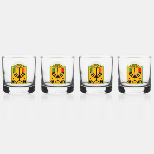 Kwanzaa Umoja Whiskyglas (Vorderseite)