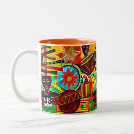 Kwanzaa Zweifarbige Tasse