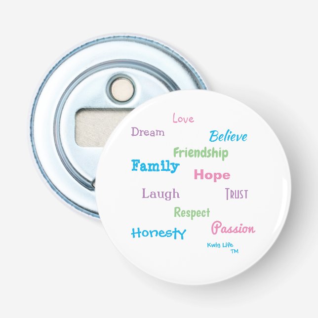 Kwig Life Tm Flaschenöffner (Vorderseite)