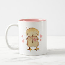 Kwii der niedliche Kiwi Vogel & Herz