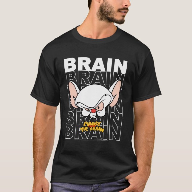 Ky und der Brain Text Stack Big Face T-Shirt (Vorderseite)