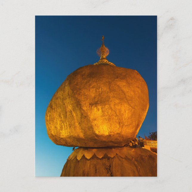 Kyaiktiyo-Pagode Postkarte (Vorderseite)