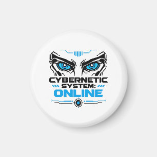 Kybernetisches System Online Futuristischer Robote Magnet