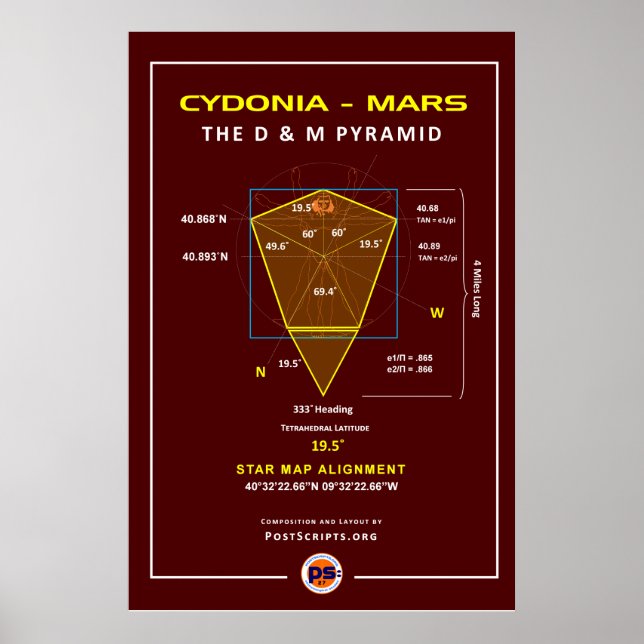 Kydonia-Mars: D&M Pyramide Poster (Vorne)