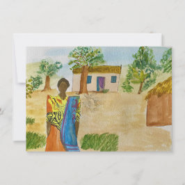 "Kyeeya Woman" Notecard Mitteilungskarte