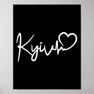Kyiv Herzschlag Stadt Kiew Ukraine  Poster