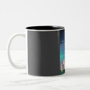 Kyiv Kiew Ukraine Mutterland-Denkmal Vintage-Mini Zweifarbige Tasse