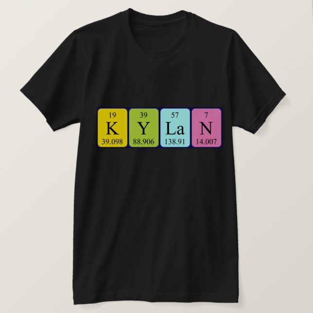 Kylan Periodenname Shirt (Design vorne)