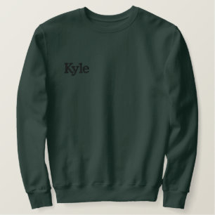 Kyle bestickte Männer Name, Besticktes Sweatshirt