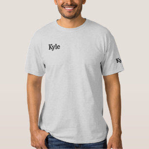 Kyle bestickte Männer Name, Besticktes T-Shirt