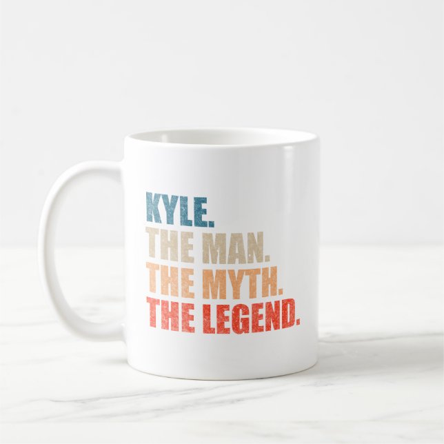 Kyle der Mann der Mythos die Legende Kaffeetasse (Links)