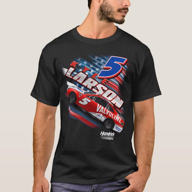 Kyle Larson 5 Valvoline T-Shirt (Vorderseite)