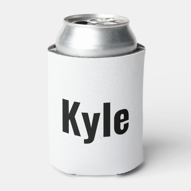 Kyle Mens Name Dosenkühler (Kanne Vorderseite)