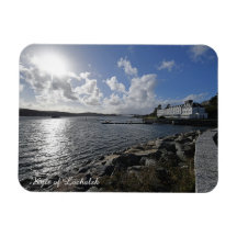 Kyle of Lochalsh in Schottland mit Blick auf Skye