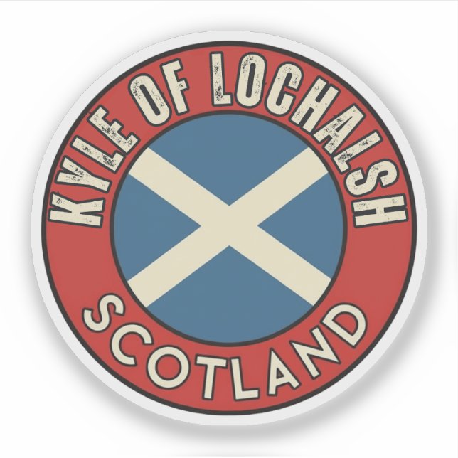 Kyle of Lochalsh, Schottland Aufkleber (Vorderseite)