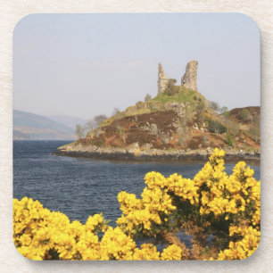 Kyleakin, Schottland. Die alten Ruinen von 2 Getränkeuntersetzer