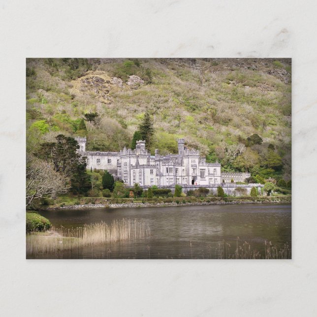 Kylemore Abbey Castle in Irland Postkarte (Vorderseite)
