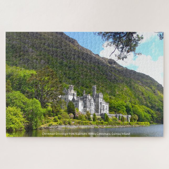 Kylemore Abbey Connemara Galway Irland. Jigsaw Pu (Horizontal)