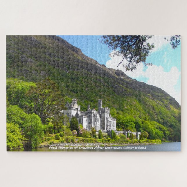 Kylemore Abbey Connemara Galway Irland. Jigsaw Pu (Horizontal)