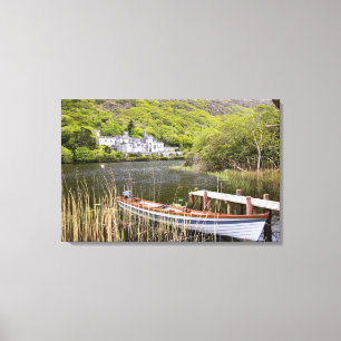 Kylemore Abbey, Irland. Abtei Kylemore Leinwanddruck