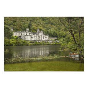 Kylemore-Abtei, County Galway, Irland, Fotodruck
