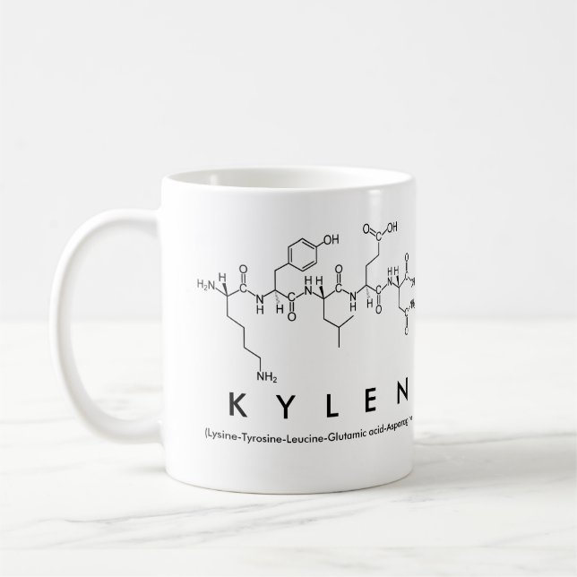 Kylen peptide nom mug (Gauche)