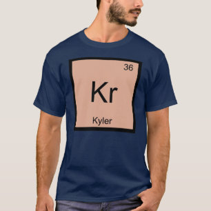 Kyler Name Chemie Element Periodensystem T-Shirt