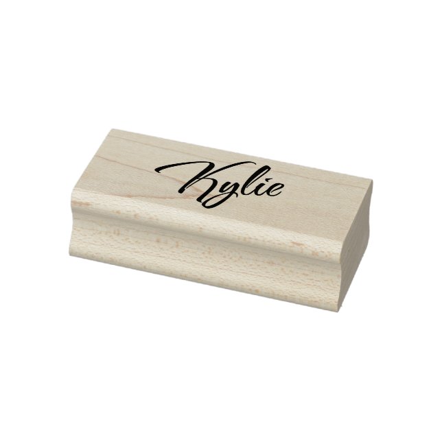 Kylie Name dekorative kursive Schriftart Buchstabe Gummistempel (Stempel)