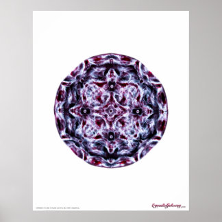 Kymatik: Musiknote A Klavier Poster