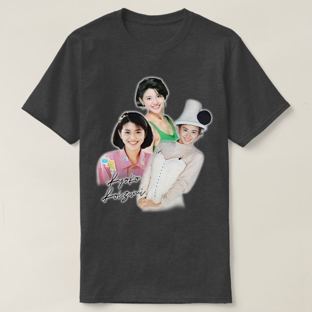 Kyoko Koizumi Retro 80er Design T-Shirt (Design vorne)