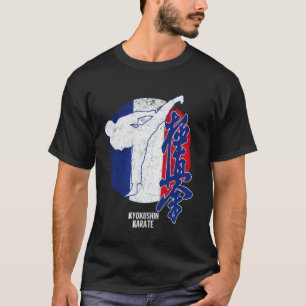 Kyokushin Frankreich Karate Französische Flagge Ky T-Shirt