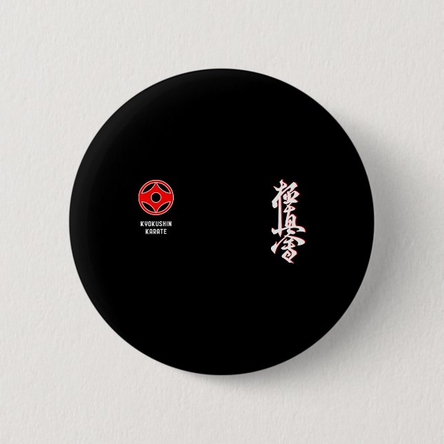 Kyokushin Karate 1  Button (Vorderseite)