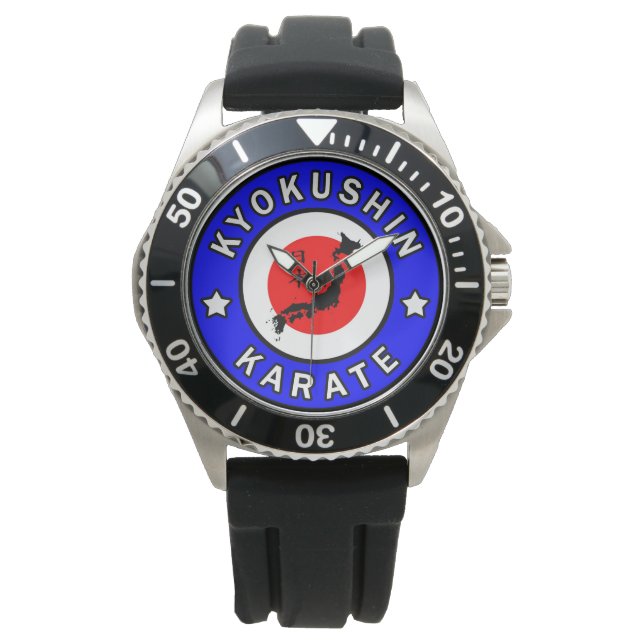 Kyokushin Karate Armbanduhr (Vorderseite)