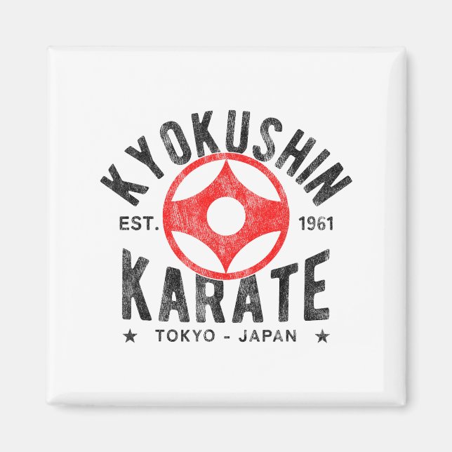 Kyokushin Karate Do Martial Arts Japan Tokyo Vinta Magnet (Vorne)