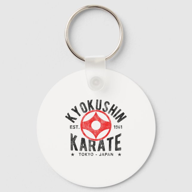 Kyokushin Karate Do Martial Arts Japan Tokyo Vinta Schlüsselanhänger (Vorderseite)