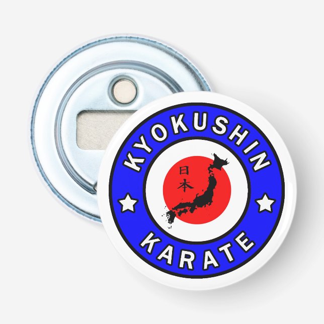 Kyokushin Karate Flaschenöffner (Vorderseite)