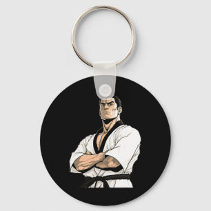 Kyokushin-Karate-Kämpfer - Kampfsport Schlüsselanhänger