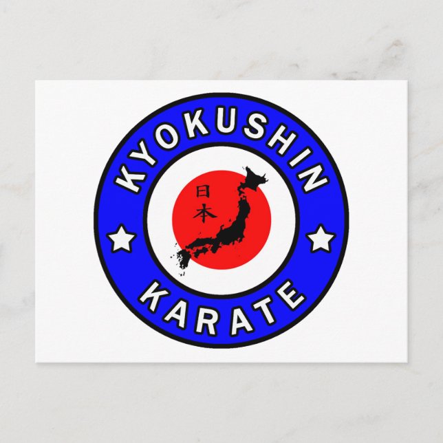 Kyokushin Karate Postkarte (Vorderseite)
