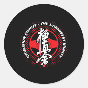 Kyokushin Karate Stärkste  Runder Aufkleber
